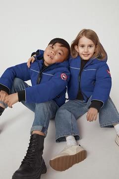 Chamarras Canada Goose Niños Outlet - Grizzly Chaqueta De Bombardero Azules DH5936041